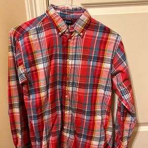 Boys Large (16-18) plaid Polo Ralph Lauren button up; barely worn, like new